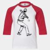 Youth Three Quarter Sleeve Baseball T-Shirt Thumbnail
