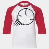 Youth Three Quarter Sleeve Baseball T-Shirt Thumbnail
