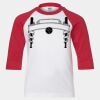 Youth Three Quarter Sleeve Baseball T-Shirt Thumbnail