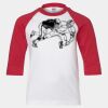 Youth Three Quarter Sleeve Baseball T-Shirt Thumbnail
