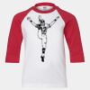 Youth Three Quarter Sleeve Baseball T-Shirt Thumbnail