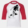 Youth Three Quarter Sleeve Baseball T-Shirt Thumbnail