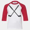 Youth Three Quarter Sleeve Baseball T-Shirt Thumbnail