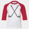 Youth Three Quarter Sleeve Baseball T-Shirt Thumbnail