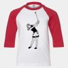 Youth Three Quarter Sleeve Baseball T-Shirt Thumbnail