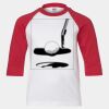 Youth Three Quarter Sleeve Baseball T-Shirt Thumbnail