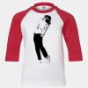 Youth Three Quarter Sleeve Baseball T-Shirt Thumbnail