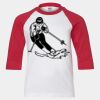 Youth Three Quarter Sleeve Baseball T-Shirt Thumbnail