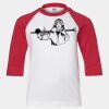 Youth Three Quarter Sleeve Baseball T-Shirt Thumbnail