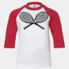 Youth Three Quarter Sleeve Baseball T-Shirt Thumbnail