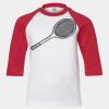 Youth Three Quarter Sleeve Baseball T-Shirt Thumbnail