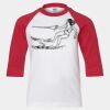 Youth Three Quarter Sleeve Baseball T-Shirt Thumbnail