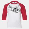 Youth Three Quarter Sleeve Baseball T-Shirt Thumbnail