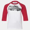 Youth Three Quarter Sleeve Baseball T-Shirt Thumbnail