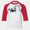 Youth Three Quarter Sleeve Baseball T-Shirt Thumbnail