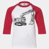 Youth Three Quarter Sleeve Baseball T-Shirt Thumbnail