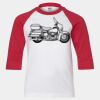 Youth Three Quarter Sleeve Baseball T-Shirt Thumbnail