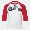 Youth Three Quarter Sleeve Baseball T-Shirt Thumbnail
