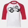 Youth Three Quarter Sleeve Baseball T-Shirt Thumbnail