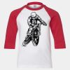 Youth Three Quarter Sleeve Baseball T-Shirt Thumbnail