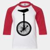 Youth Three Quarter Sleeve Baseball T-Shirt Thumbnail