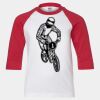 Youth Three Quarter Sleeve Baseball T-Shirt Thumbnail
