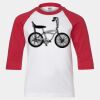 Youth Three Quarter Sleeve Baseball T-Shirt Thumbnail