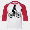 Youth Three Quarter Sleeve Baseball T-Shirt Thumbnail