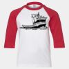 Youth Three Quarter Sleeve Baseball T-Shirt Thumbnail