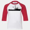 Youth Three Quarter Sleeve Baseball T-Shirt Thumbnail