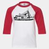 Youth Three Quarter Sleeve Baseball T-Shirt Thumbnail