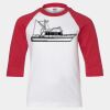 Youth Three Quarter Sleeve Baseball T-Shirt Thumbnail