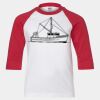 Youth Three Quarter Sleeve Baseball T-Shirt Thumbnail