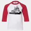 Youth Three Quarter Sleeve Baseball T-Shirt Thumbnail