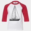 Youth Three Quarter Sleeve Baseball T-Shirt Thumbnail