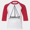 Youth Three Quarter Sleeve Baseball T-Shirt Thumbnail