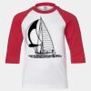Youth Three Quarter Sleeve Baseball T-Shirt Thumbnail