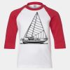 Youth Three Quarter Sleeve Baseball T-Shirt Thumbnail