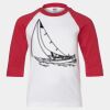 Youth Three Quarter Sleeve Baseball T-Shirt Thumbnail