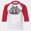 Youth Three Quarter Sleeve Baseball T-Shirt Thumbnail