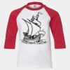 Youth Three Quarter Sleeve Baseball T-Shirt Thumbnail
