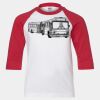 Youth Three Quarter Sleeve Baseball T-Shirt Thumbnail