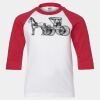 Youth Three Quarter Sleeve Baseball T-Shirt Thumbnail