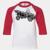 Youth Three Quarter Sleeve Baseball T-Shirt Thumbnail