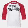 Youth Three Quarter Sleeve Baseball T-Shirt Thumbnail