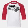 Youth Three Quarter Sleeve Baseball T-Shirt Thumbnail