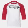 Youth Three Quarter Sleeve Baseball T-Shirt Thumbnail