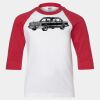 Youth Three Quarter Sleeve Baseball T-Shirt Thumbnail