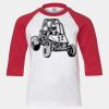 Youth Three Quarter Sleeve Baseball T-Shirt Thumbnail
