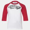 Youth Three Quarter Sleeve Baseball T-Shirt Thumbnail